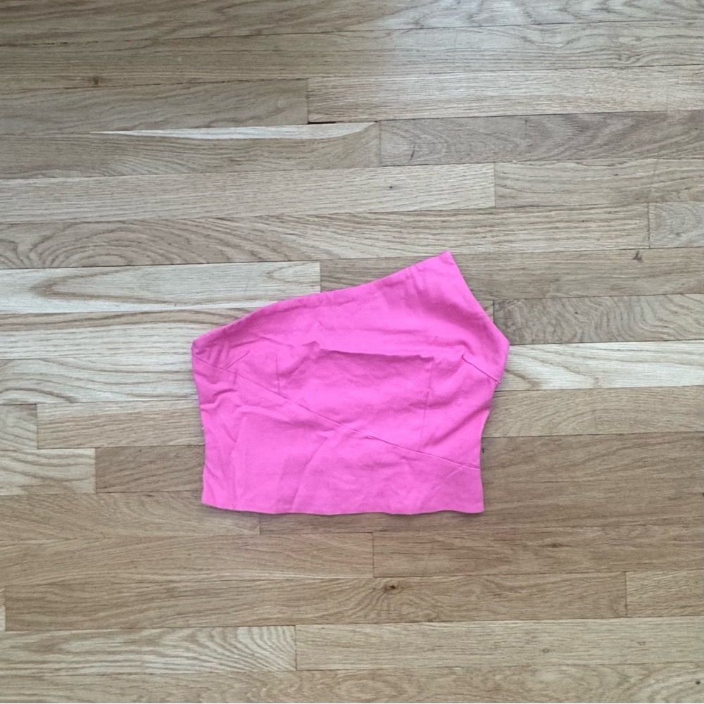 Superdown Hot Pink Cami Asymmetrical Mint
